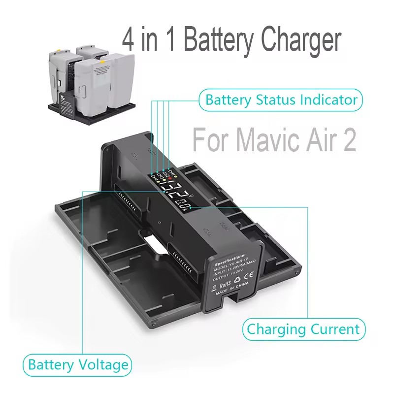 Drone Charging Hub - Hub de charge pliable Portable 4