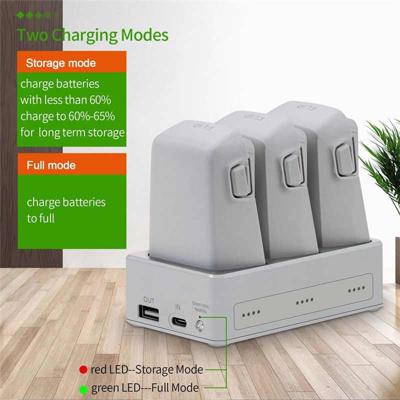 Drone Charging Hub - B92B Concentrateur de Charge à Trois