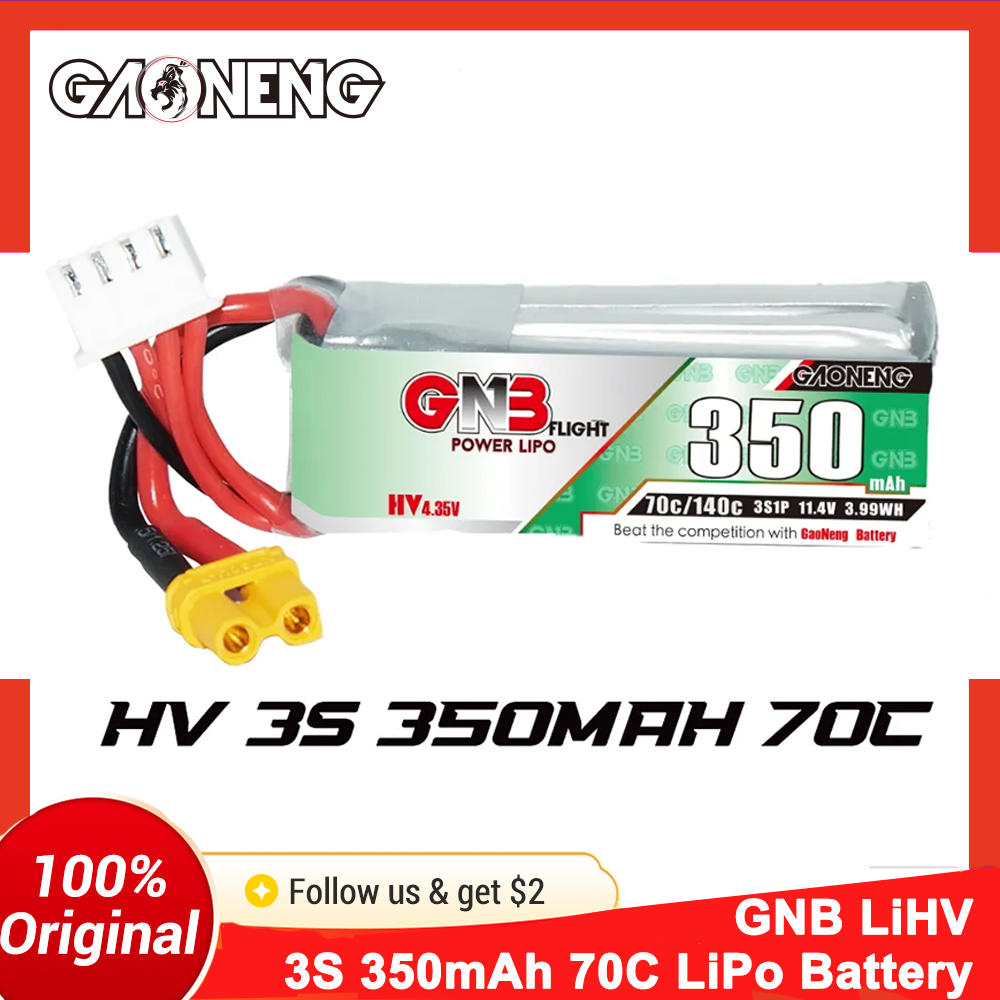 Batterie LiPo Gaoneng GNB 350m - Drone Backpack avis et prix
