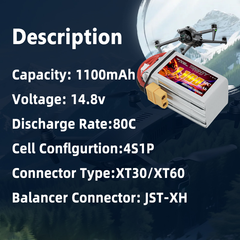 TERANTY – batterie Lipo 4S 110 - Drone Power Bank avis et prix